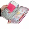 Reisebereich Passport -Kreditkartenhalter Organisator C Halter Dokumenttasche Multifunkti Geldbeutel Reisepaket Clutch Storage Bag E2ff#