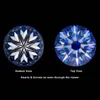 Оптовая натуральная белая 0,7 мм-3,0 мм Moissanite Diamond D Цвет круглый блестящий резак VVS1 ясность для изготовления ювелирных изделий