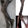 Sexy Socks New Hot Girls Womens Jacquard Pantyhose Tights Side Rose Long Stocking Fishnet Net 240416