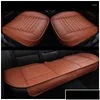 Car Seat Covers Ers Er Breathable Pu Leather Pad Mat For Chair Cushion Front Four Seasons Anti Slip Drop Delivery Mobiles Motorcyc M Dhfra