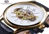 Forsining Skeleton White Golden Display Luminous Men039s Openwork Watches Top Brand Luxury Mechanical Wristwatch Transparent Ca6256179