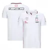 Nya F1 Polo-skjortor Formel 1 Racing T-shirts Team Lapel Kort ärmbilar Fans överdimensionerade T-shirt Summer Breattable Motocross Jersey