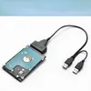 USB To SATA USB 2.0 To 2.5 Inch HDD 7+15 Pin SATA Hard Drive Cable Adapter Is Suitable for SATA SSD and HDD Adapter