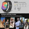 СМОТРИ 2024 Новый HK9 Pro Max Smart Watch 9 Mens Women Amoled HD -экраны сердечного ритма.
