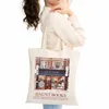 Daunt Books bolso bolso Shakespeare and Company Teles de lona Bag Shoulthetics Shop Bolsbags Boldy Back to Gift L1ny#