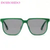 Солнцезащитные очки Dohohdo мода негабаритная квадратная женщина дизайнер бренд винтажные мужчины солнце