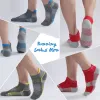 Носки 4 пары/лоты мужских спортивных носков короткие беговые спортивные спортивные открытые хлопковые бренд дизайн бренда дизайн лодыжки.