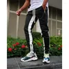 Pantalon masculin 2024 Automne Zipper Casual Sports Running with Double Pocket Jogging