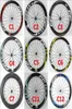 Brand New 700C Road bike glossy matte 3K UD 12K full carbon fibre bicycle wheelset carbon tubular clincher tubeless rims ship6894829