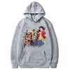 Erkek Hoodies Sweatshirts Anime Hoodie Tek Parça Hoodie Erkek ve Kadın Harajuku Kazak Uzun Kol Gevşek Sokak Giyim Topçu Bles 552