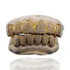 Iced Out Diamond Grillz Hip Hop Custom Teeth Grillz 925 Silver D Color Moissanite Grillz