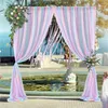 Curtain 1Piece Ceremony Reception Drapery Backdrop Party Wedding Tulle Chiffon Fabric Draping Arch Drape Sheer