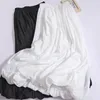 Saias saia broga de verão feminina moda plissada Pouffant A-line White coreano y2k
