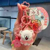 Squisito Instagram Girl Heart Authentic Spring Sakura Club Line Dog Dog Ring Anello Cartoon Couple Borsa Appesa Decorazione