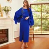 Ubranie etniczne Eleganckie muzułmańskie kobiety Diamond Abayas Long Maxi Dress Turkey Dubai Kaftan Party Maroko Wieczor