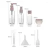 Förvaringsflaskor Travel Smart Bottle Cream Spray Parfume Tome Clasies Återanvändbar finmistatomizer Kosmetiska kit Tillbehör