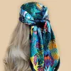 Scialcini 90 * 90 cm Shawl Fashion Beach Sunset Sunset Silk Scarf 2023 Kerchief Popular Stampa Plaza Bandanas in Europa e negli Stati Uniti2404