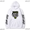 Erkek Hoodies Tasarımcı Sweatshirts Meyve Suyu Wrld Harajuku Serin Stil Hoodie Streetshirt Öğrenci Gündelik Kore Versiyon Moda Boyutu XS4XL 499