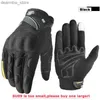 Gants de cyclisme gants de moto d'été hommes femmes gants de course de motocross de motocross complexe de moteur de protection du doigt complet conduite gant gant l48