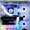 Cooling AOSOR ST350 Luminous Watercooled Tube ARGB Divine Light Synchronization DIY PC Case Decorative Neon Casing Vest M/B SYNC