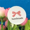 Party Decoration Self-adhesive Kraft Paper Stickers Handmade Especially For You Trendy Sticker Label Round Wholesale Favor 1200Pcs/Lot