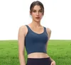 Gymkläder kvinnor039s underkläder yoga sport Bra u bakre bodybuilding all match casual push up justera tank skördetoppar som kör fitne5956479