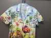 Camicie casual da uomo camicia hawaiana a maniche corte di grandi dimensioni 3D Character Character Style Cuban Summer Vacation Fashion