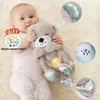 Andning Otter Sleep and Playmate Musical Stuffed Baby Plush Toys With Light Sound Born Sensory Bekväm gåvor 240411