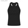 Women's Tanks Camis Lu racerback ebb tanks womens tops and tees long tshirt Women T-shirt Quick-dry Exercise Sports Fitness Tank Top Running Gym Jogging Tops L49