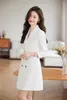 Casual Dresses Formal Elegant Women Business Work Wear Professional Office Ladies Spring Autumn Career Intervju Vestidos Tops