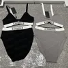 Designer Bikini Set Womens Knitted Sling Swimsuit Fashion Sexy Sexe Bra Sous-vêtements