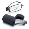 Okulary przeciwsłoneczne Unisex Przenośne składane okulary czytania z obudową mężczyzn Kobiety Rotacja Presbyopia Presbyopia Eyes 10 15 20 25 401835732