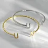 Bracelet Doremi Bracelet Baby Bangle Plain Letter Setting Bracelet Bracelet Enfant Adulte Taille pour les bijoux à manchette unique 240416