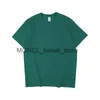 Herren-T-Shirts Japaner reines Baumwoll kurzärmeliges T-Shirt Unisex Festkleid H240416