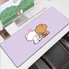 Muisblokken Pols Rustt MilkMochabear Computer Mouse Pad Gaming Kawaii Anime PC Gamer Desk Accessoires Keyboard MousePad Cabinet Mat Office XXL Large