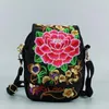 Shoulder Bags Fashion Embroidery Small Square Bag Retro Handbag Female Designer Ethnic Style Lady Messenger