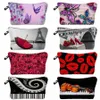 Butterfly Red Black Series Cosmetics Tas voor vrouwen Travelzak grote capaciteit opslag Tote Organisator Make -up cases Toiletiekak Q26K#