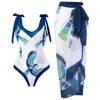 Kobietowe stroje kąpielowe żeńskie retro spódnica stroju kąpielowego Kobiet Pokrycie luksusowego projektanta bikini kostium kąpielowy vintage sinwear surf zużycie latem 230621