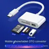 Connecteurs de câbles d'ordinateur Type-C Micro Adaptateur TF CF SD Memory Memory Carte Writer Compact Flash USB-C pour iPad Pro Huawei Livre USB TY OTSQG