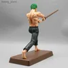 Action Toy Figuren Anime One Piece Gk Fitness Roronoa Zoro Dumbbell Holzklingen Modell Ornamente Actionfigur Kollektion Dekoration Spielzeug Weihnachtsgeschenke Y240415