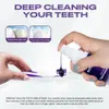 Denti smilekit sbiancando il dentifricio viola sapore di uva dentale potente macchia di sbiancamento ridotta del respiro fresco illuminante 240416