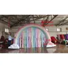 Mascot Costumes Arch Rainbow Door Iatable Dekoracja reklamowa Wumei Chen Zestaw dostosowany przez producentów