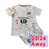 23 24 Lille Kids Kit Soccer Jerseys ANDRE T. WEAH E. ZHEGROVA ONANA M. BAYO FONTE J. MARTIN R. SANCHES BAMBA J. DAVID Home Away Football Shirts Sleeve Uniforms