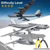 3D -Rätsel stückweise Metallmodell Kits Flugzeug Stratofortress 3D Rätsel Jigsaw DIY Handwerk für Home Dekoration Hirnteaser Spielzeug Geschenke Y240415