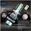 Phares de voiture C6 LED 72W 7600LM COB COB Lampe frontale BBS H1 H3 H4 H7 H11 880 9004 9005 9006 9007 LUMIÈRES STYLICAL