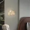 Wall Lamps Italian Design Luxury Transparent Resin Cloud Led Lamp Living Room Bedside Aisle Coppery Sconces Art Deco Light Fixtures