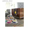 Baby Cribs Baby Bed massief houten baby bed slingerende wieg voor pasgeboren baby COT CRIB L416