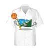 Chemises décontractées pour hommes vêtements de créateur de basket-ball 3D Shirt surdimension