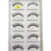 5 Pairs 3D Natural Half Eye Thick False Eye Lashes Mink Lashes Soft Fake Cat Eyelash Wispy Makeup Eyelashes Cilios 240416