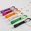 Nyckelringar Mini Torch Keychain Pendant med batteri bärbar liten LED -bil nyckelkedjan ficklampor